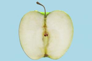 Green Apple Half Green Apple Half-2